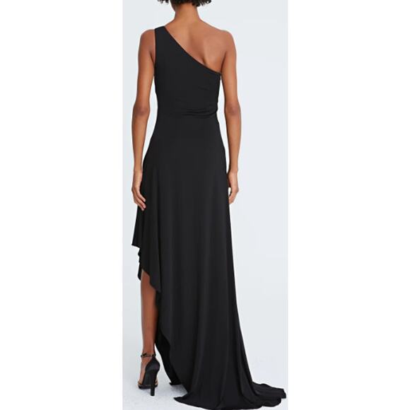 NWT Halston Clara Jersey Cascade Slit Gown Sz 8 Sold out! - Picture 2 of 4